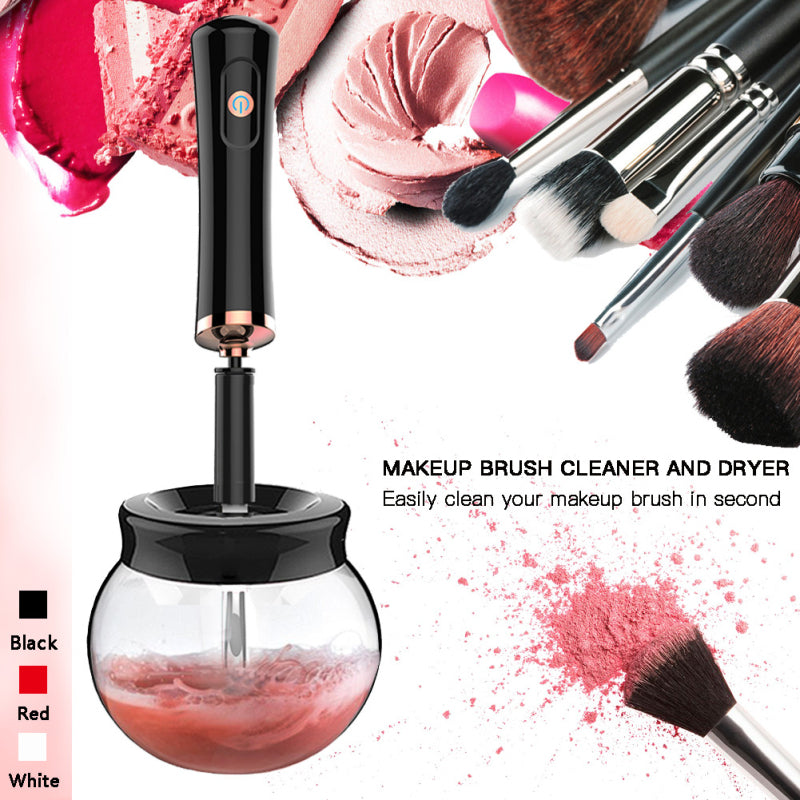 Makeup Brush Cleaner | Automatic Brush Cleaner & Dryer Stand