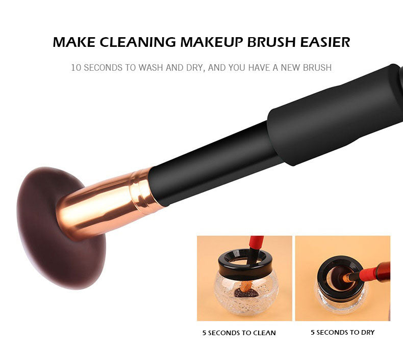 Makeup Brush Cleaner | Automatic Brush Cleaner & Dryer Stand