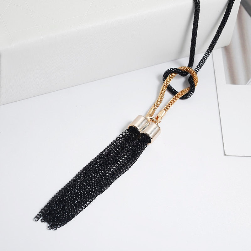 Tassel Pendant Chain Necklace